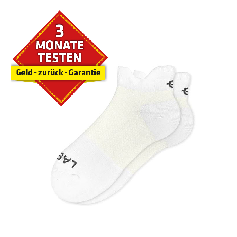 K-Active_58528_Lasso_Sneakersocke_weiss_Produkt_3Monate Lasso® Sneakersocken