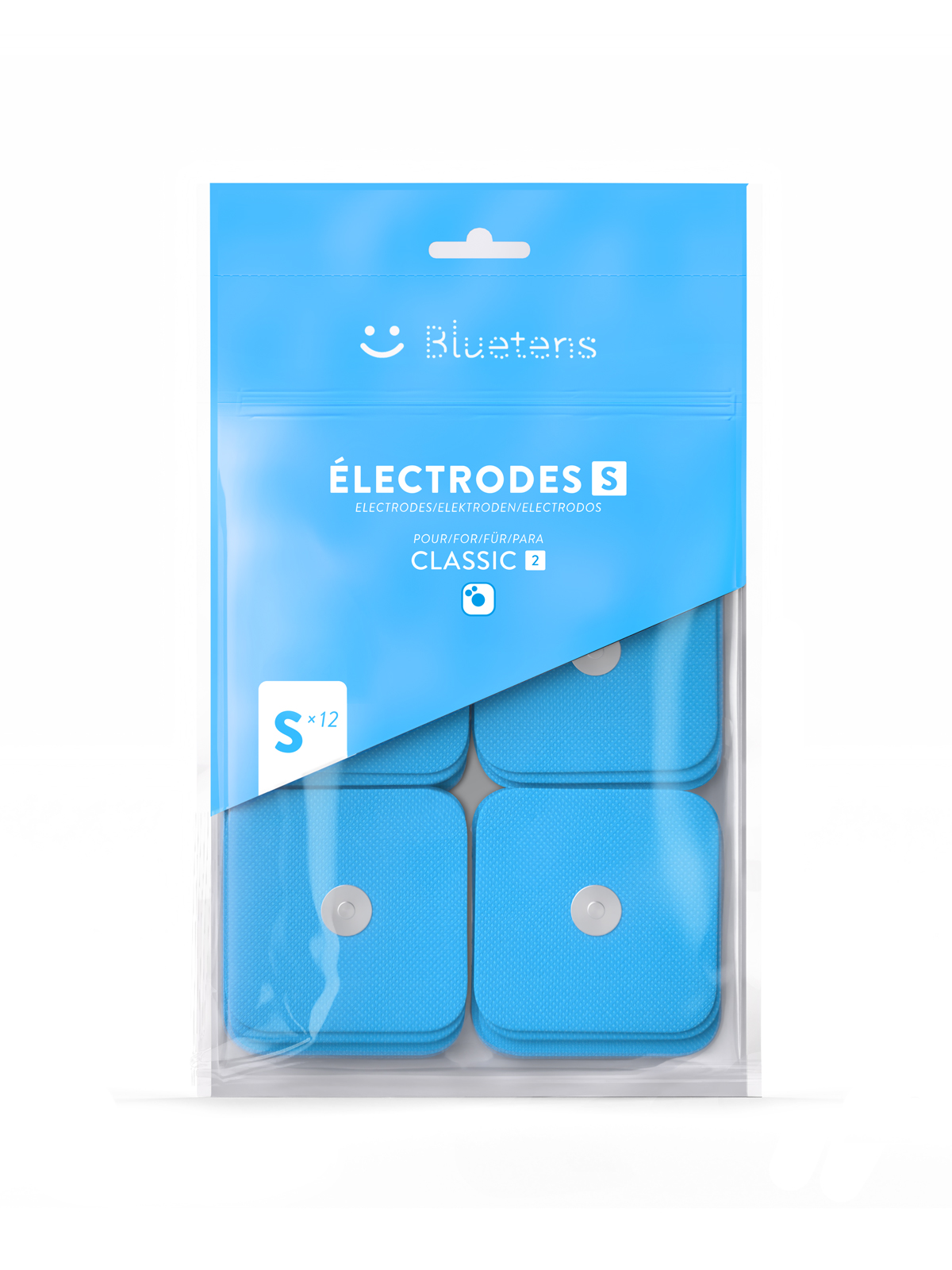 Bluetens® Elektroden Classic 2 Größe S (12 Stück) Bluetens® Elektroden Classic 2 Größe S (12 Stück)