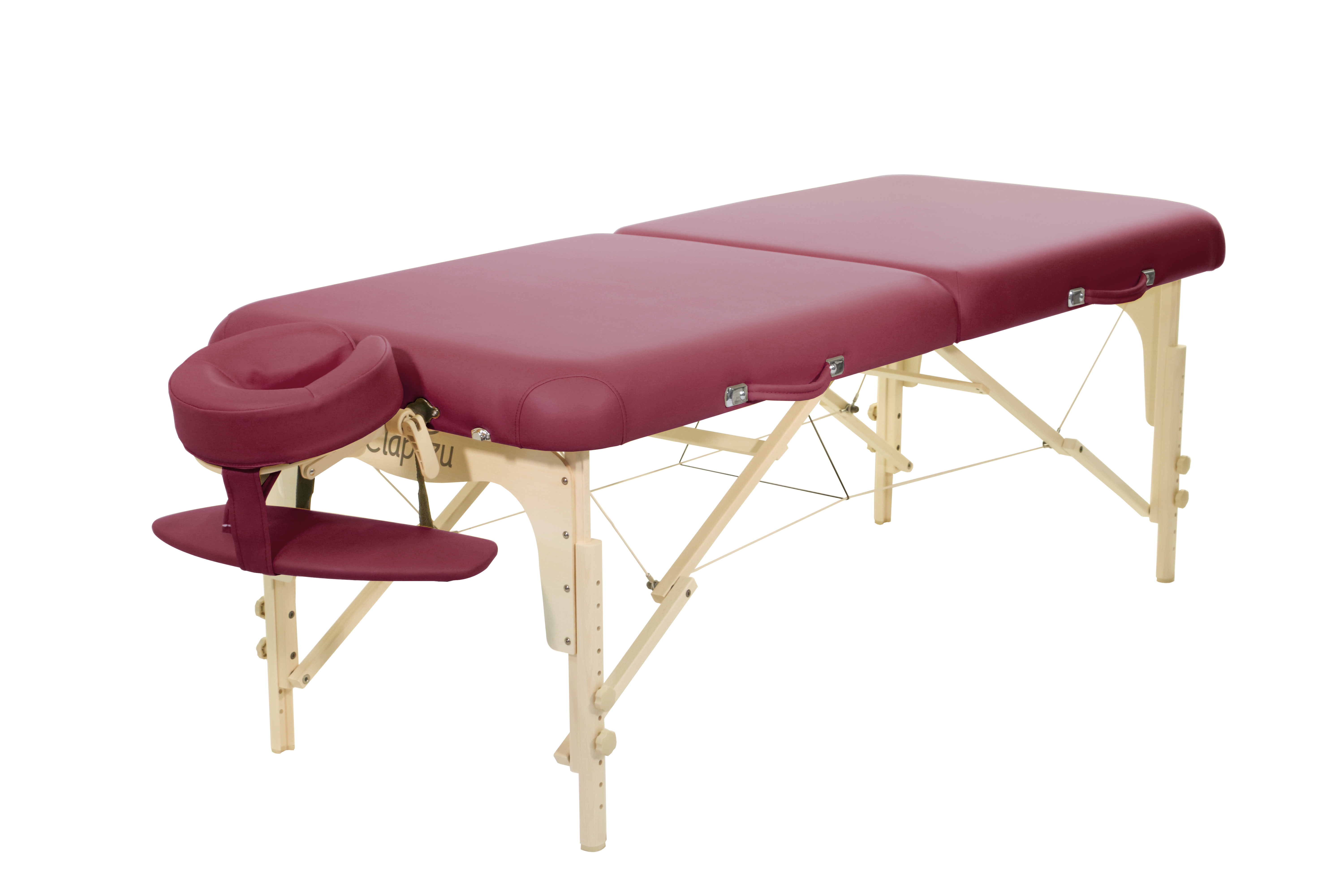classic-pro-mit-zub-burgund Clap Tzu® Massageliege CLASSIC